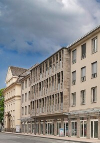 Fassadenintegrierte Lüftung von Siegenia im Siegener 8Eck
