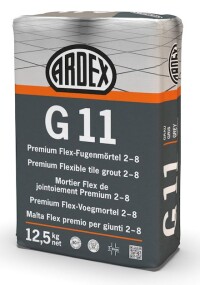 Neuer zementgebundener Flex-Fugenmörtel Ardex G 11