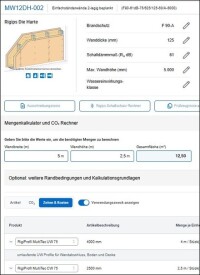 Rigips erweitert Systemsuche um neue Funktionen