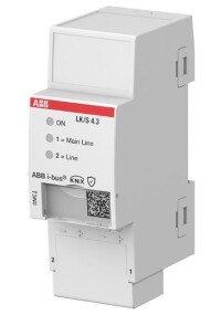 KNX-Kommunikation sicher skalieren: ABB KNX Secure Linienkoppler LK/S 4.3