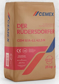 Portlandkalksteinzement CEM II/A-LL 42,5 N von Cemex