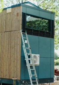 Modulare Kompakthäuser für temporäre Flächennutzung