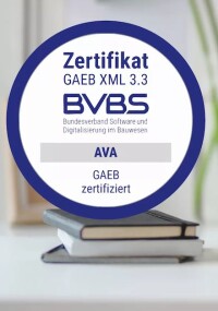 RIB 4.0 für GAEB XML 3.3 zertifiziert