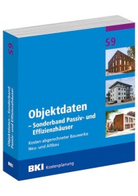 BKI Objektdaten Sonderband S9: „Passiv- und Effizienzhäuser”