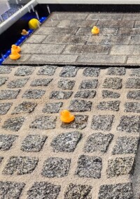 Wasserführung bei versiegelten Außenflächen
