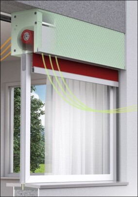 Beck+Heun: Neuer Beschattungskasten mit dezentralen Lüftungssystem