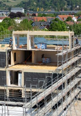Kerto LVL von Metsä Wood beschleunigt Schulbau in Bensheim