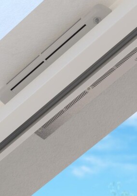 Akustische Wetterschutzhaube WHAI 04 UP für Fenster-Außenluftdurchlässe