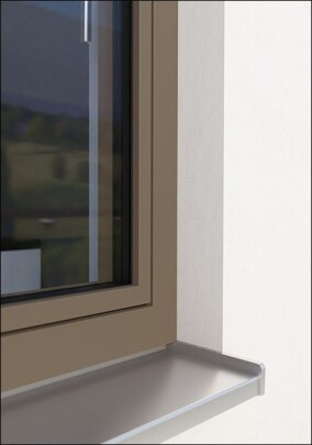 Designvariante des Kunststoff­profil-Systems Gealan-Linear