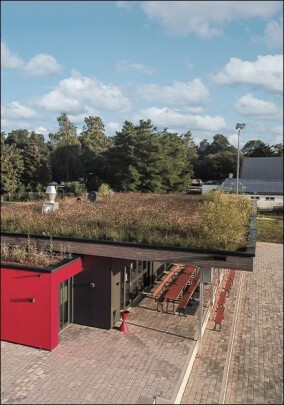Vereinsneubau mit naturnaher Wasserhaushaltsbilanz am Donauursprung