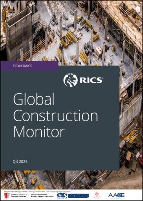 Bauwirtschaft: RICS veröffentlicht Global Construction Monitor Q4