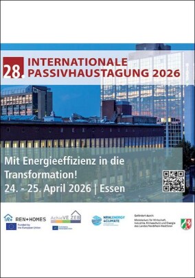 28. Internationale Passivhaustagung am 24. und 25. April 2026