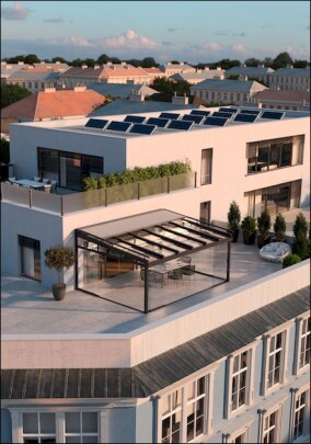 Neues Glas-Schiebe-Dach von TS Aluminium