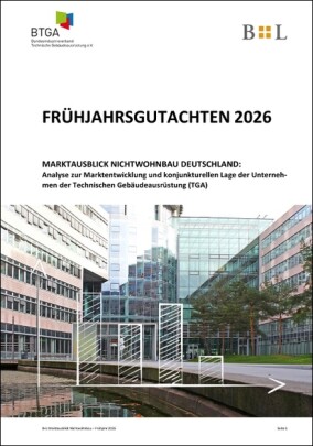 BTGA-Frühjahrsgutachten 2026: TGA-Branche erwartet Stabilität