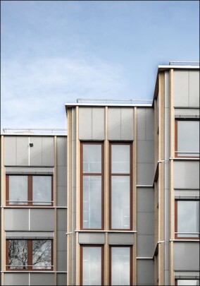 Swisspearl bringt patentiertes Ecksystem für VHF nach Deutschland