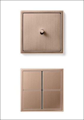 JUNG & Dornbracht: Gemeinsame Echtmetalloberfläche für Schalter und Armaturen