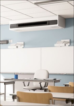 Kompakte und leise Lüftungsgeräte für Bildungsbauten 