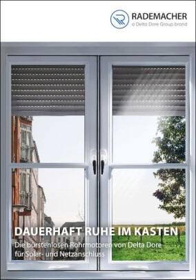 Rademacher erweitert Sortiment um zwei bürstenlose Rohrmotoren