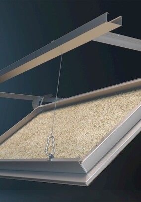 Felko Revisionsklappe FRHW-Akustik für Holzwolle-Akustikdecken