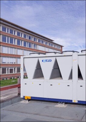 Fraunhofer ISE: Energiezentrale im Quartier EnStadt:Pfaff eingeweiht