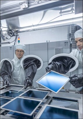 Fraunhofer ISE eröffnet Labor für Perowskit-Silizium-Tandemsolarzellen