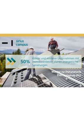Studie: Mehr KMU planen Investitionen in energetische Sanierungen