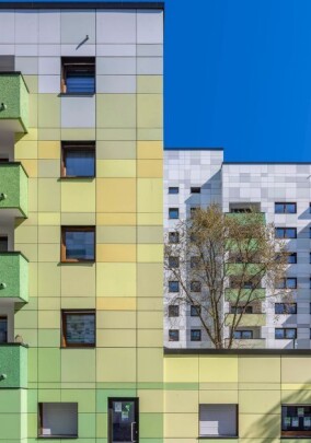 Citywohnpark Duisburg: Bestandssanierung mit 29.000 m² Faserzementfassade