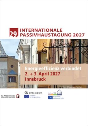Call for Papers zur 29. Internationalen Passivhaustagung gestartet