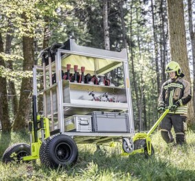 Rettungstechnik im Gelände: Neues Offroad-System für Rollcontainer