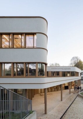 Sto: Holz-Hybridbau bei Paris erfüllt E3C1-Standard