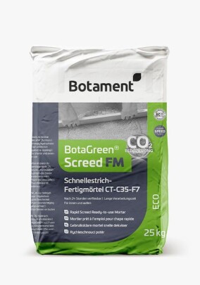 CO₂-reduzierter Schnellestrich „BotaGreen Screed FM”