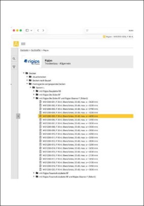 Rigips vereinfacht die Erstellung von Leistungsverzeichnissen