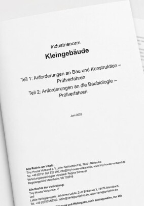 Tiny House Verband veröffentlicht überarbeitete Industrienorm „Kleingebäude”