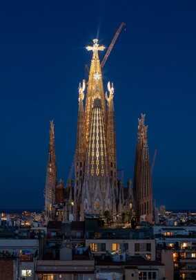 LKL-Lichtkonzept für die Krone der Sagrada Família
