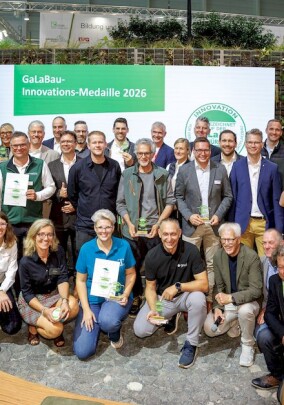 GaLaBau-Innovations-Medaille 2026 an 16 Unternehmen verliehen