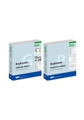 Fachbücher „BKI Baukosten Altbau 2026” erschienen