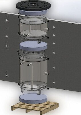 Modular aufgebauter Wärmepumpen-Speicher WPM-S von Thermic Energy