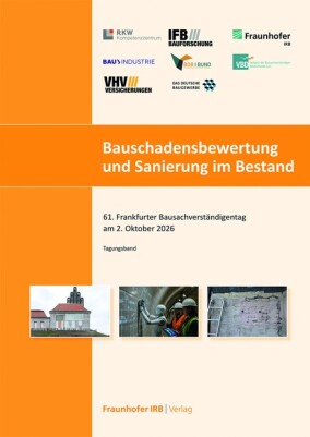 Neuerscheinung: Bauschadensbewertung und Sanierung im Bestand