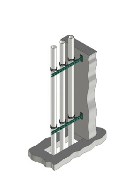 Walraven RapidStrut: Vertikalkonsole für beengte Installationsbereiche